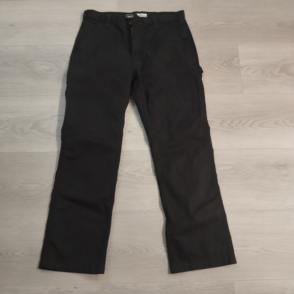Carhartt Other - Carhartt Carpenter Pants Men's 33x30 Black B324 BLK Washed Duck Relaxed Fit Work